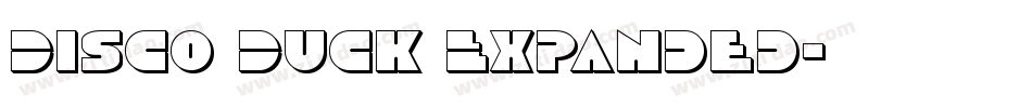Disco Duck Expanded字体转换